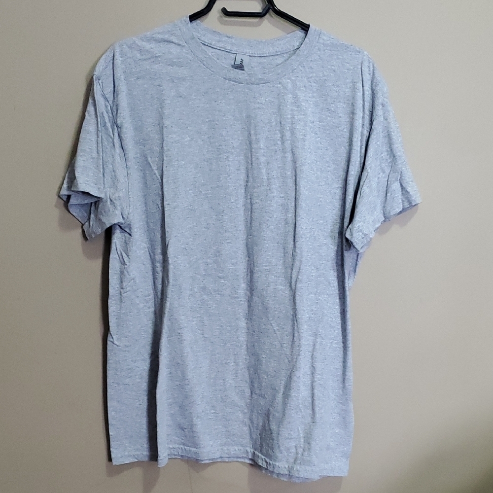 Gildan Heavy Cotton Gray Men's T-Shirt Size Large